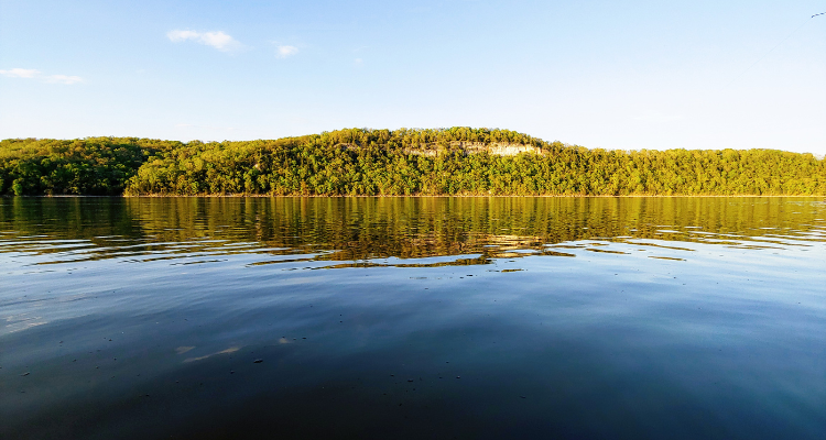 Lake of the Ozarks view of hillside